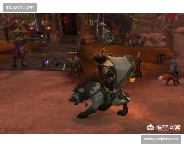 魔兽世界大象坐骑的独特移动方式